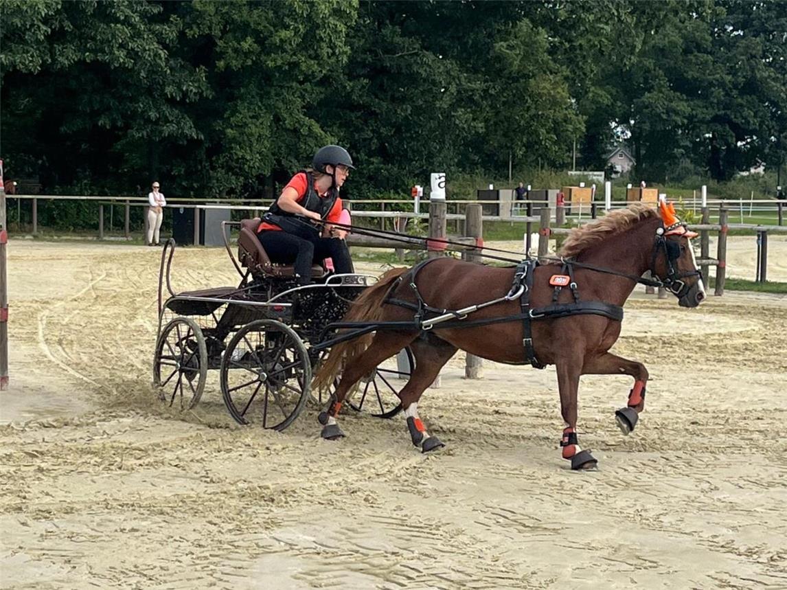 Kristina Koch im Gelände. Foto: RuFV Rheurdt