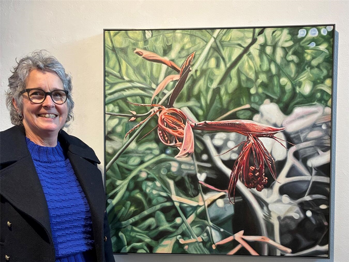 Künstlerin Brigitte Baldauf wird bei „Kunst natürlich!“ in Kevelaer ausstellen. Foto: privat