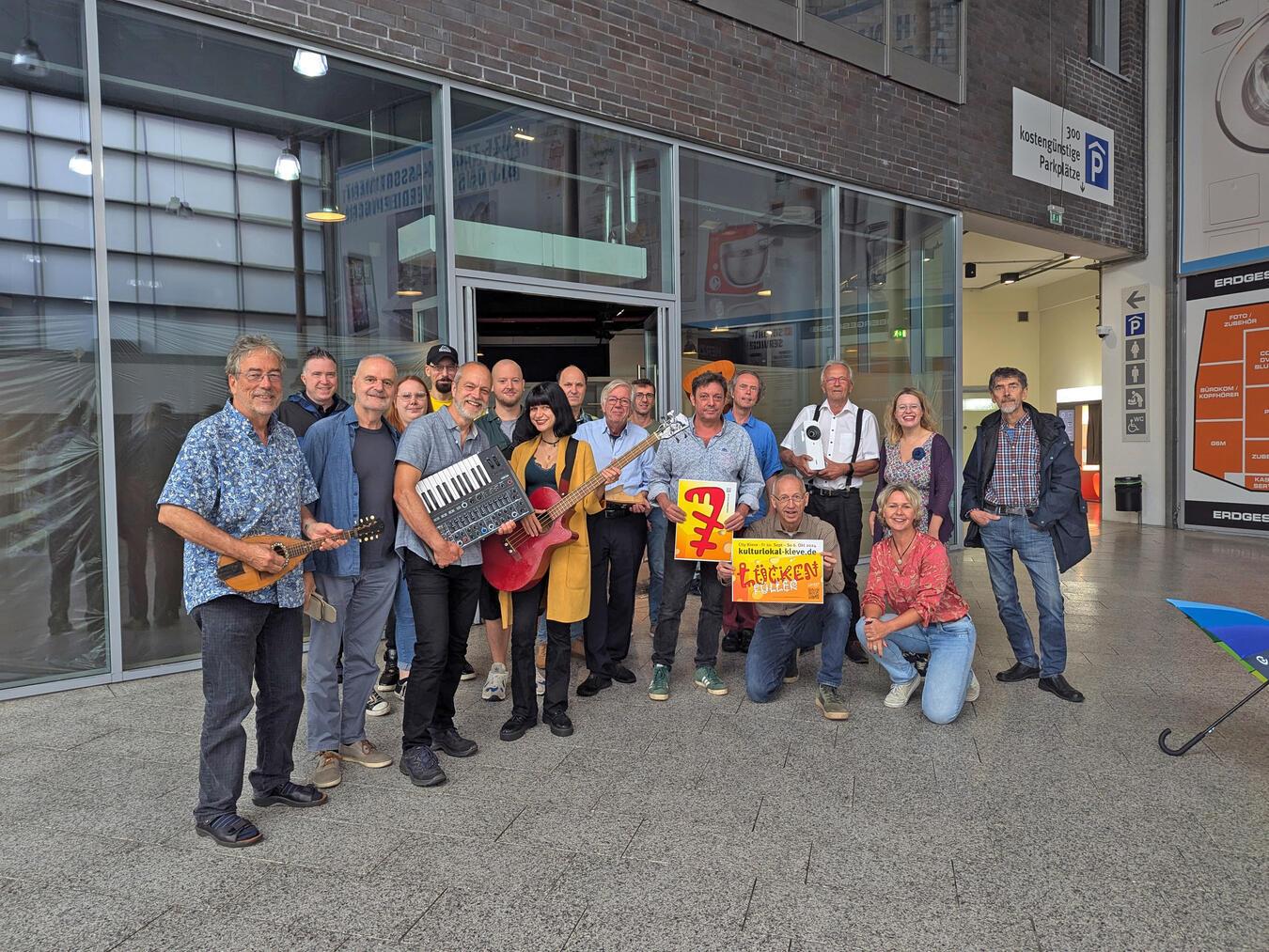 „Lückenfüller“ für die City Kunst und Kultur als Schlüssel zur urbanen Wiederbelebung? Darauf setzen die „Lückenfüller“ mit ihrem Projekt KulturLokal. NN-Foto: vs