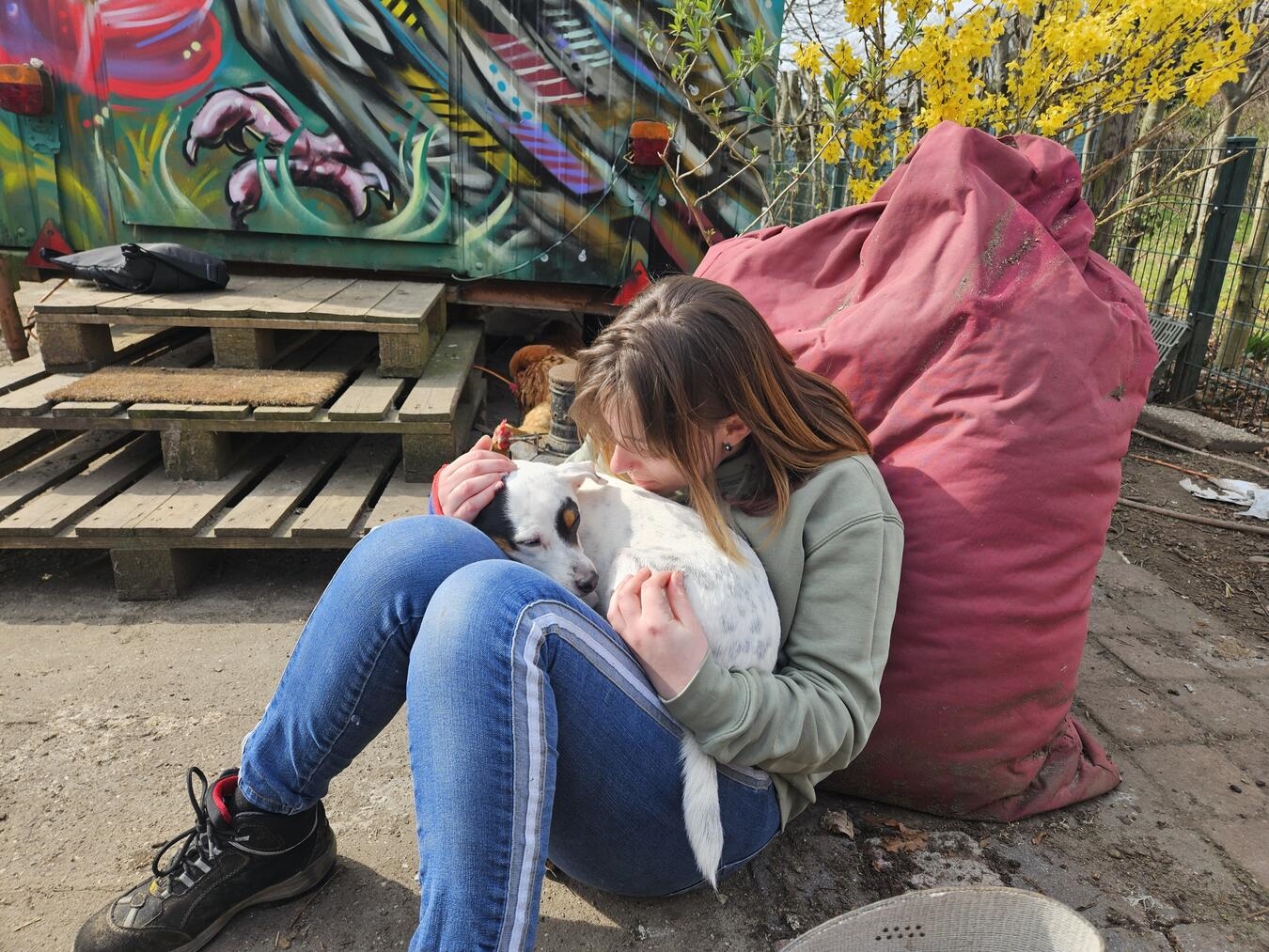 Kuscheln geht immer. NN-Foto: vs