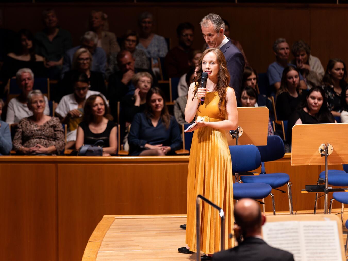 Lea Brückner ist Teil des Teams, das den Preis gewonnen hat.Foto: Tonhalle Düsseldorf
