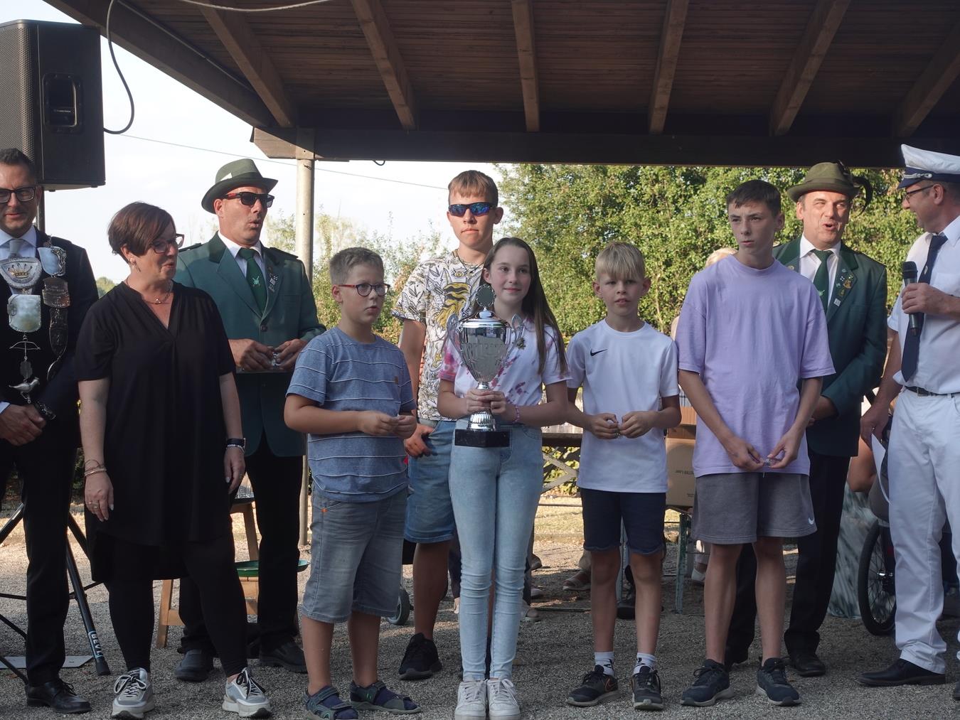 Lea Groenewald siegte bei den Kindern und ist neue Kinderschützenkönigin.