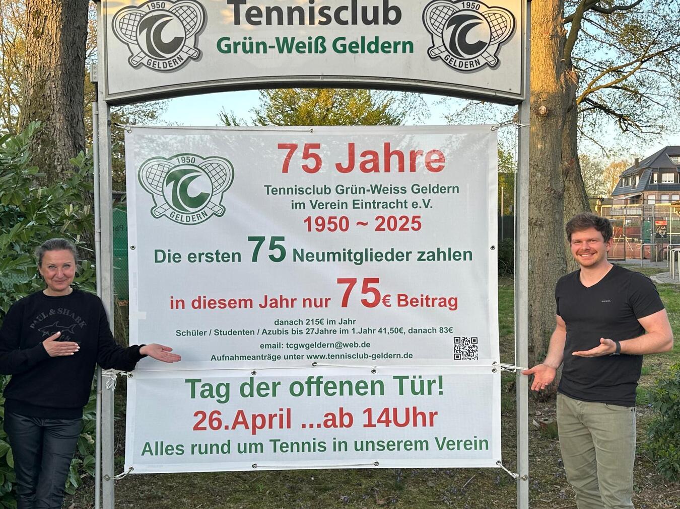 Lisa Sternke und Kevin Hennes (Vereinsvorsitzender) freuen sich auf viele Besucher am Veranstaltungstag .Foto: Privat