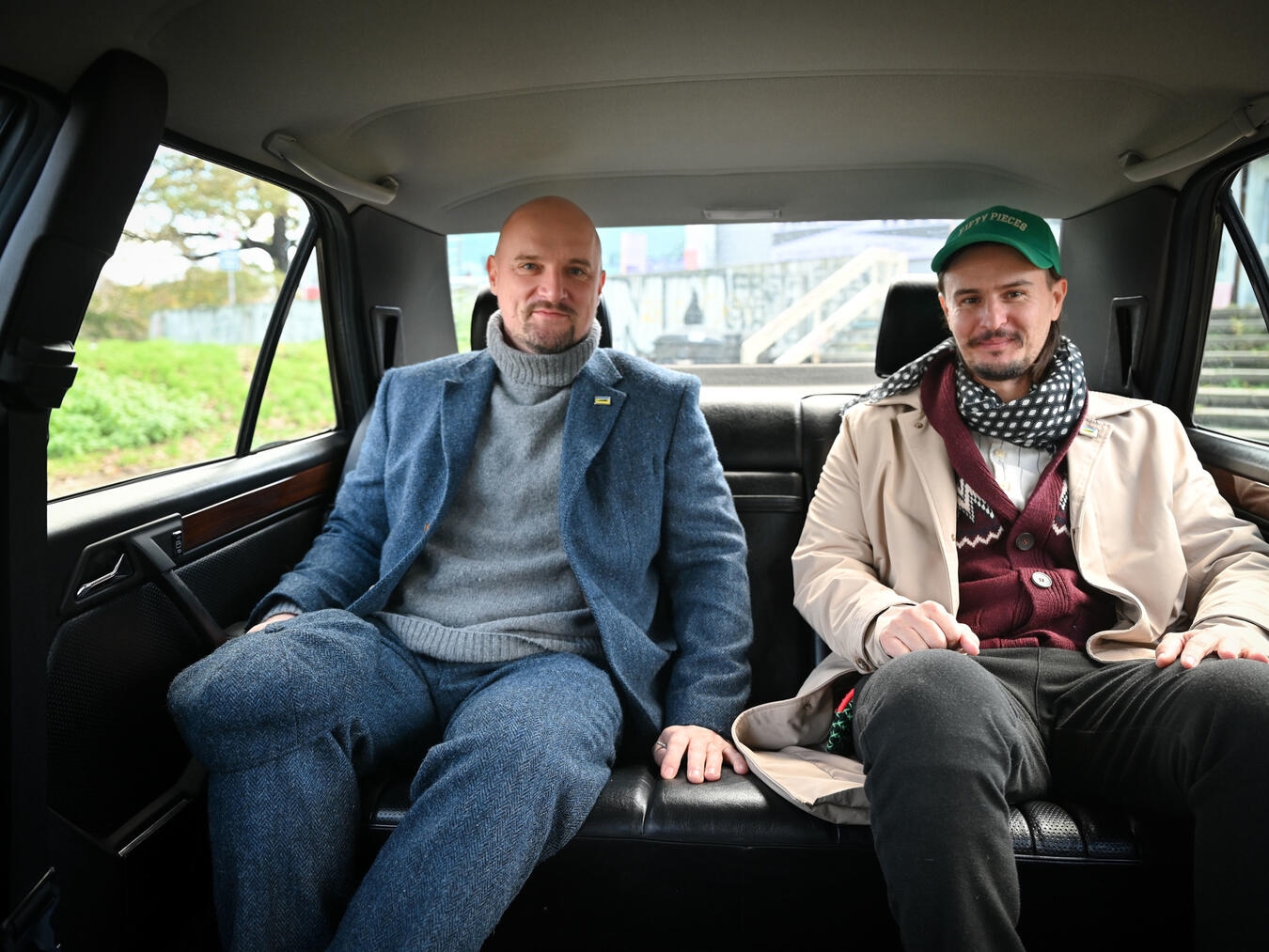 "Manaf Halbouni und Christian Manss bei Mobilistan-Veranstaltung, Foto von Anja Schneider"