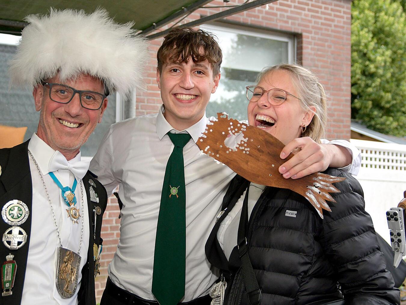Marc Thissen ist der neue Jugendprinz der St. Martinus-Schützenbruderschaft.NN-Fotos: R. Dehnen