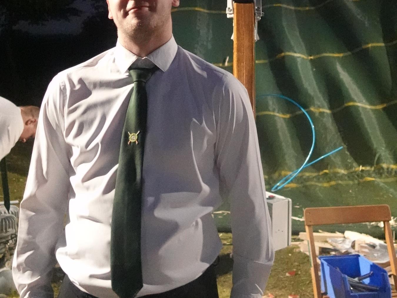 Marcel Krupp traf den letzten Rest des Rumpfes um 21.02 Uhr.