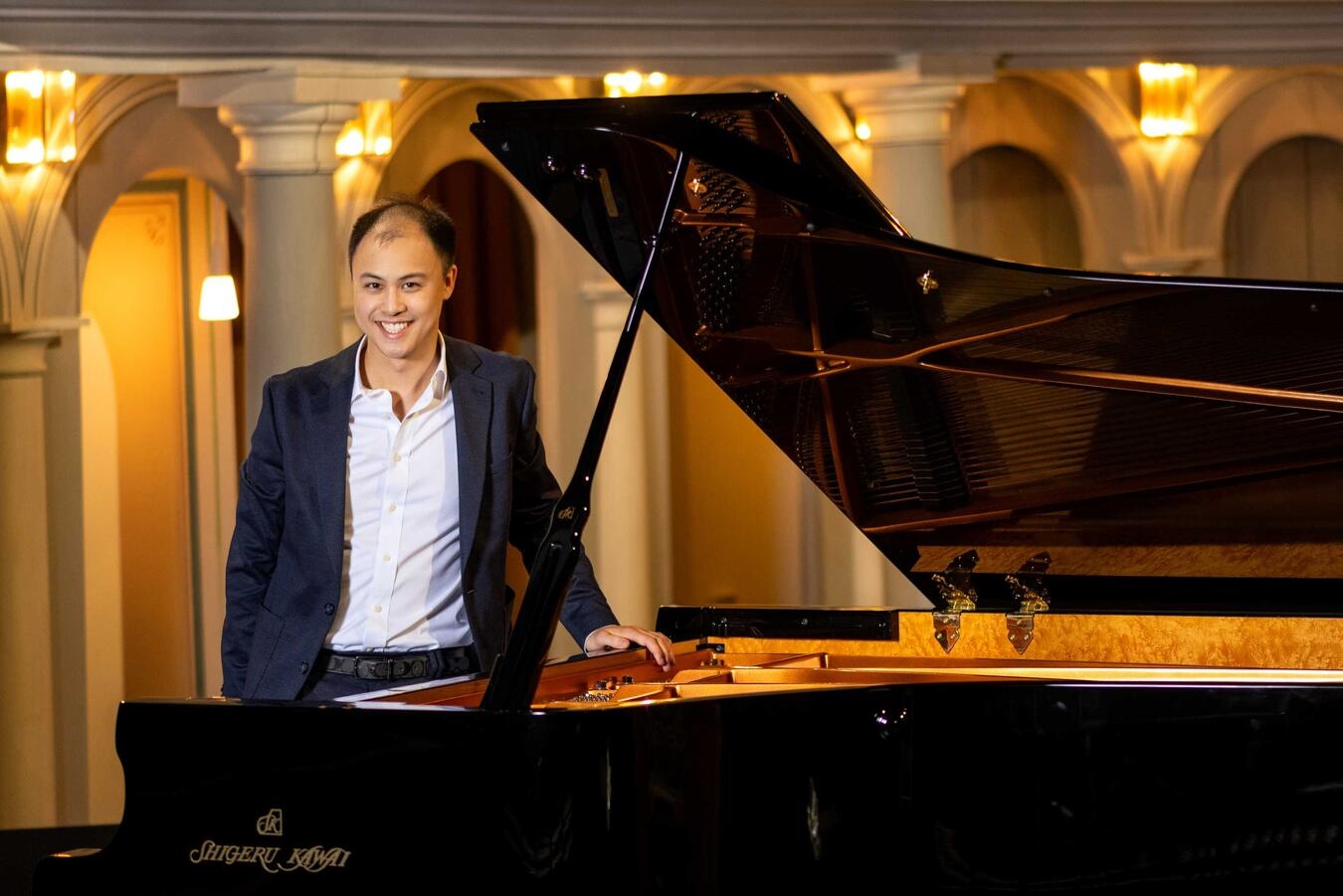 Marcel Mok Konzert am 17. Oktober in der Dietrich-Bonhoeffer-Kirche, Straelen. Foto von Ladan Rezaeian.