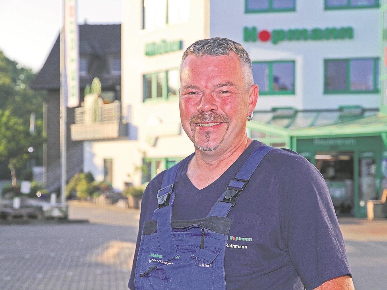 Marco Rathmann freut sich auf eine schöne Feier. NN-Foto: Theo Leie