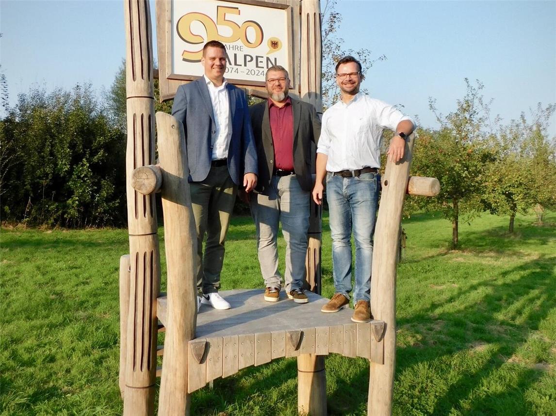 Marco Schuttel, Matthias Schuscik und Stephan Gesthuysen (v.l.) sind bereit für den Wahlkampf. Foto: FDP