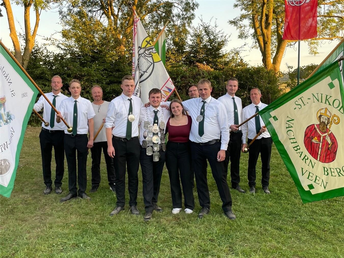 Marlon Kühnen regiert die St. Nikolaus-Schützenbruderschaft Veen-Winnenthal. Foto: Schützen