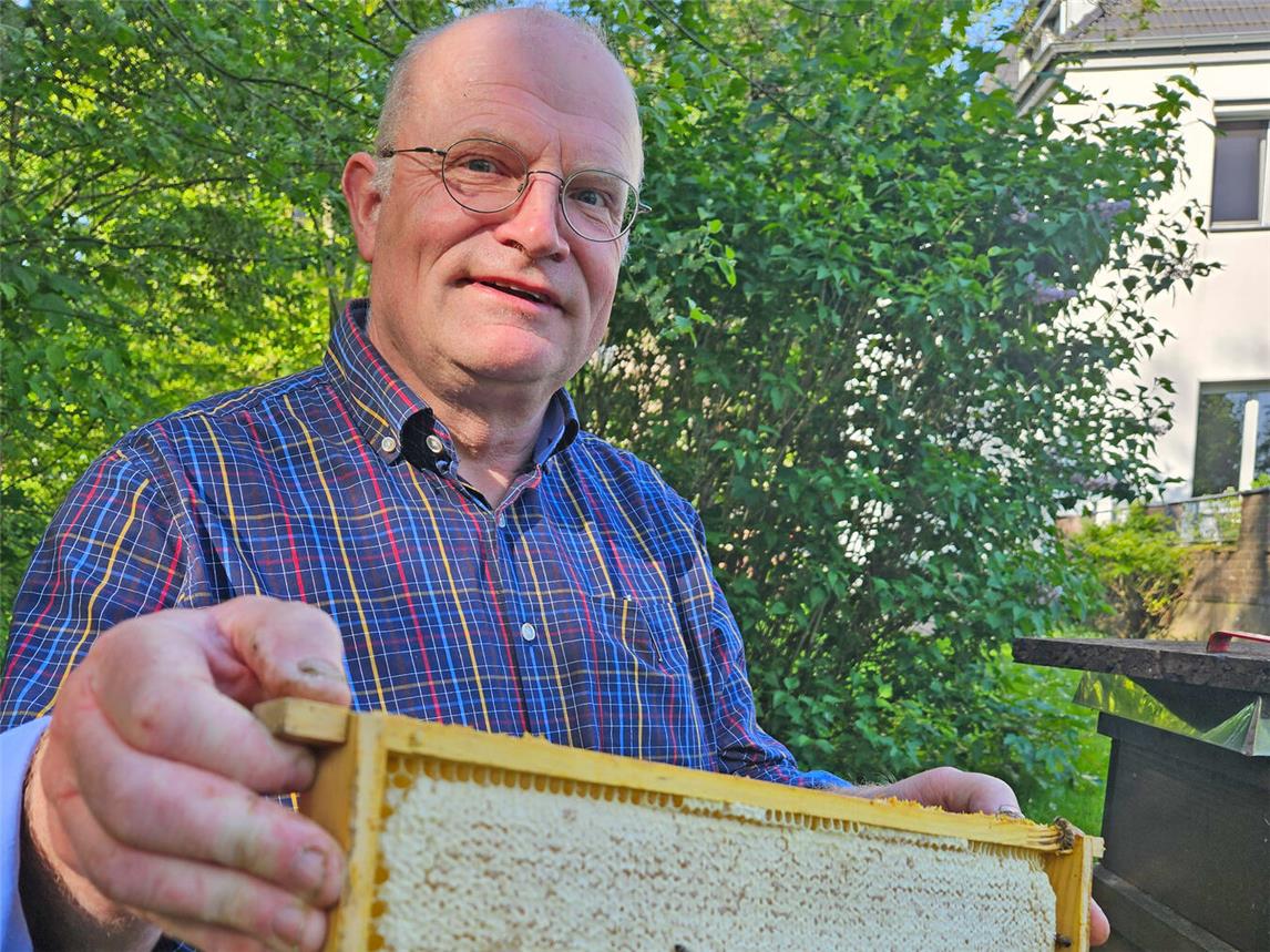 Matthias Ueberfeld setzt auf viele Teilnehmer beim Imkertag. NN-Foto: vs