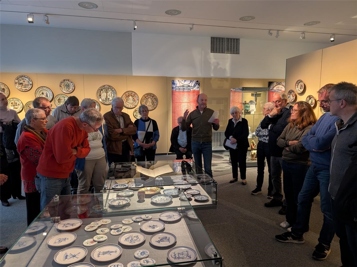 Mehr als 30 Personen nahmen an der Führung des Niederrheinischen Museums. Foto: Holtmann