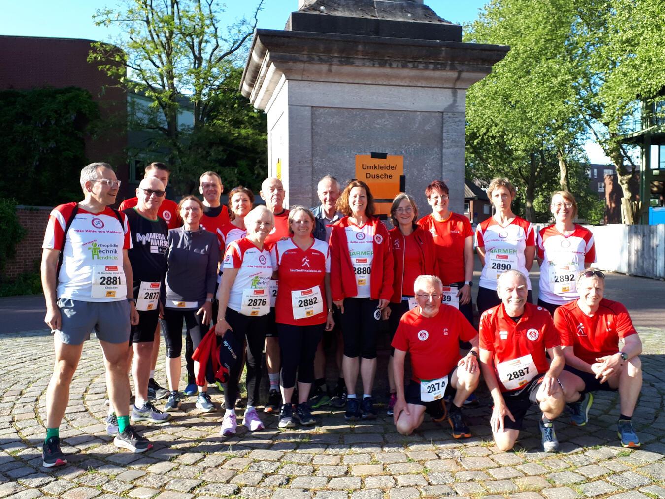 Halderner Lauftreff beim Bocholter Citylauf Mehrere Podestplätze holten die Halderner Läufer in Bocholt. Foto: privat