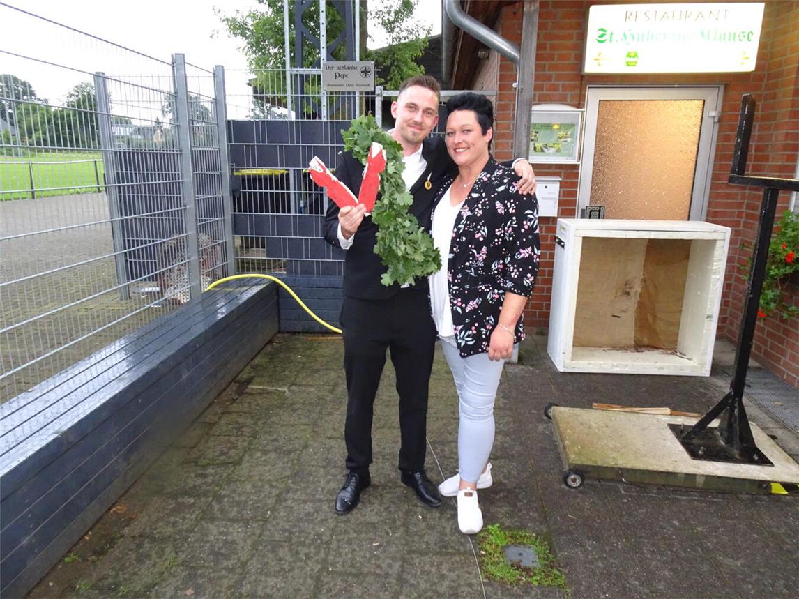 Meik Boers wird am Freitag inthronisiert. Fotos: St. Hubertus Schützen