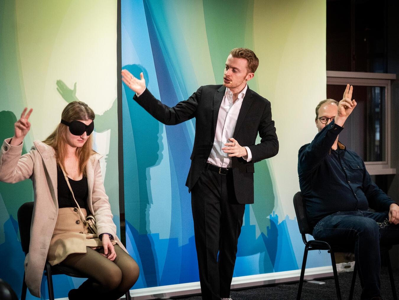 Mentalmagier Samuel Lenz begeiserte mit seinen Fähigkeiten das Publikum.