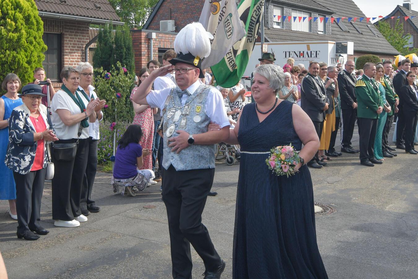 Minister Gerd Eyckmann mit Sylvia