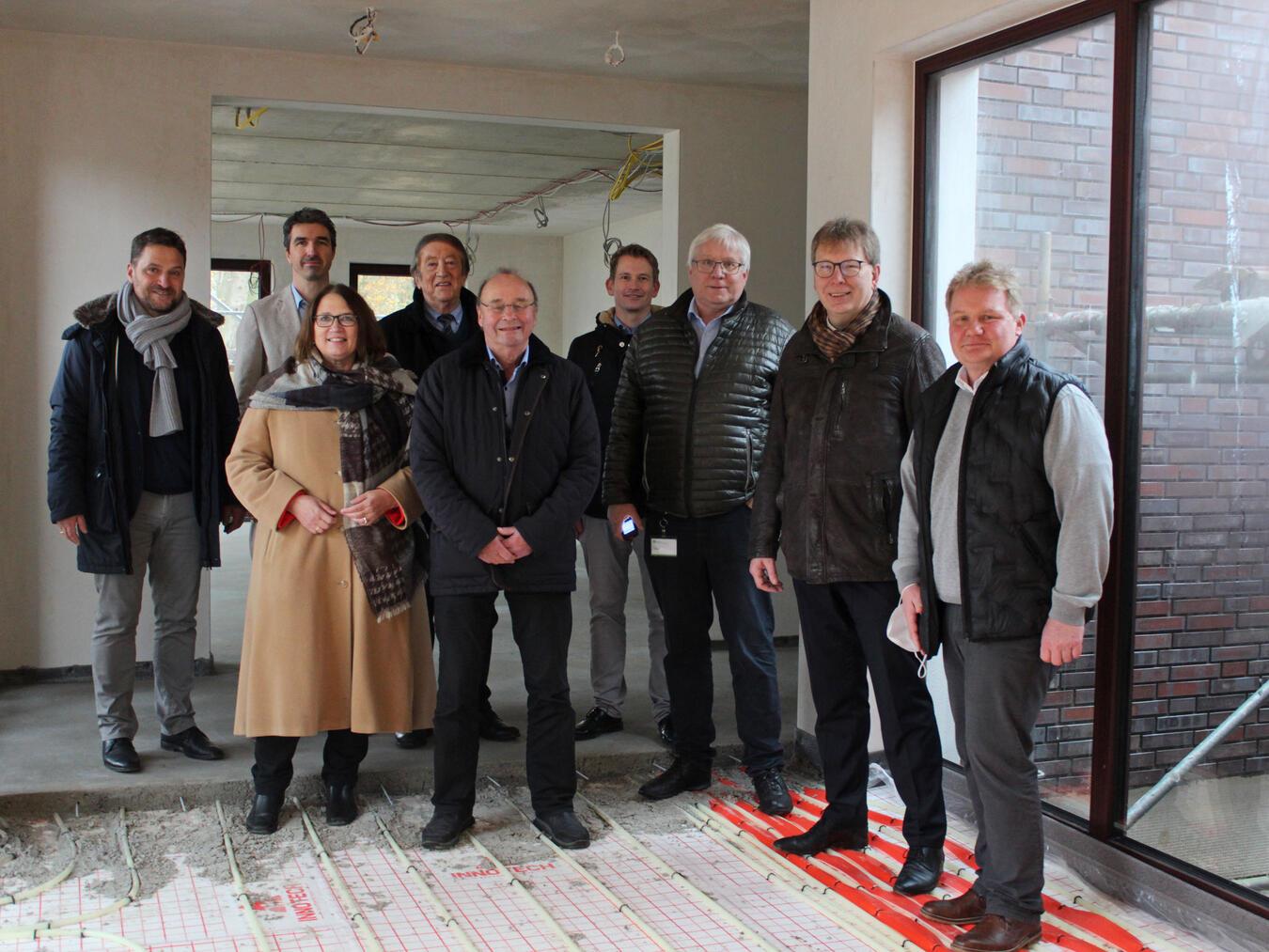 Mit dem neuen Hospiz in Wesel geht es immer weiter voran. NN-Foto: Thomas Langer