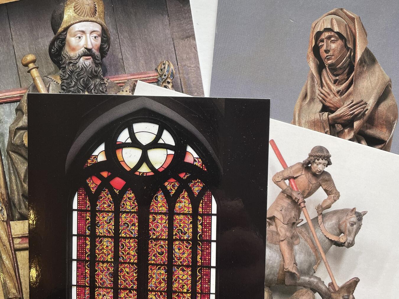 Mit diesen Postkarten können Grüße aus Kalkar versendet werden.Foto: St. Nicolai