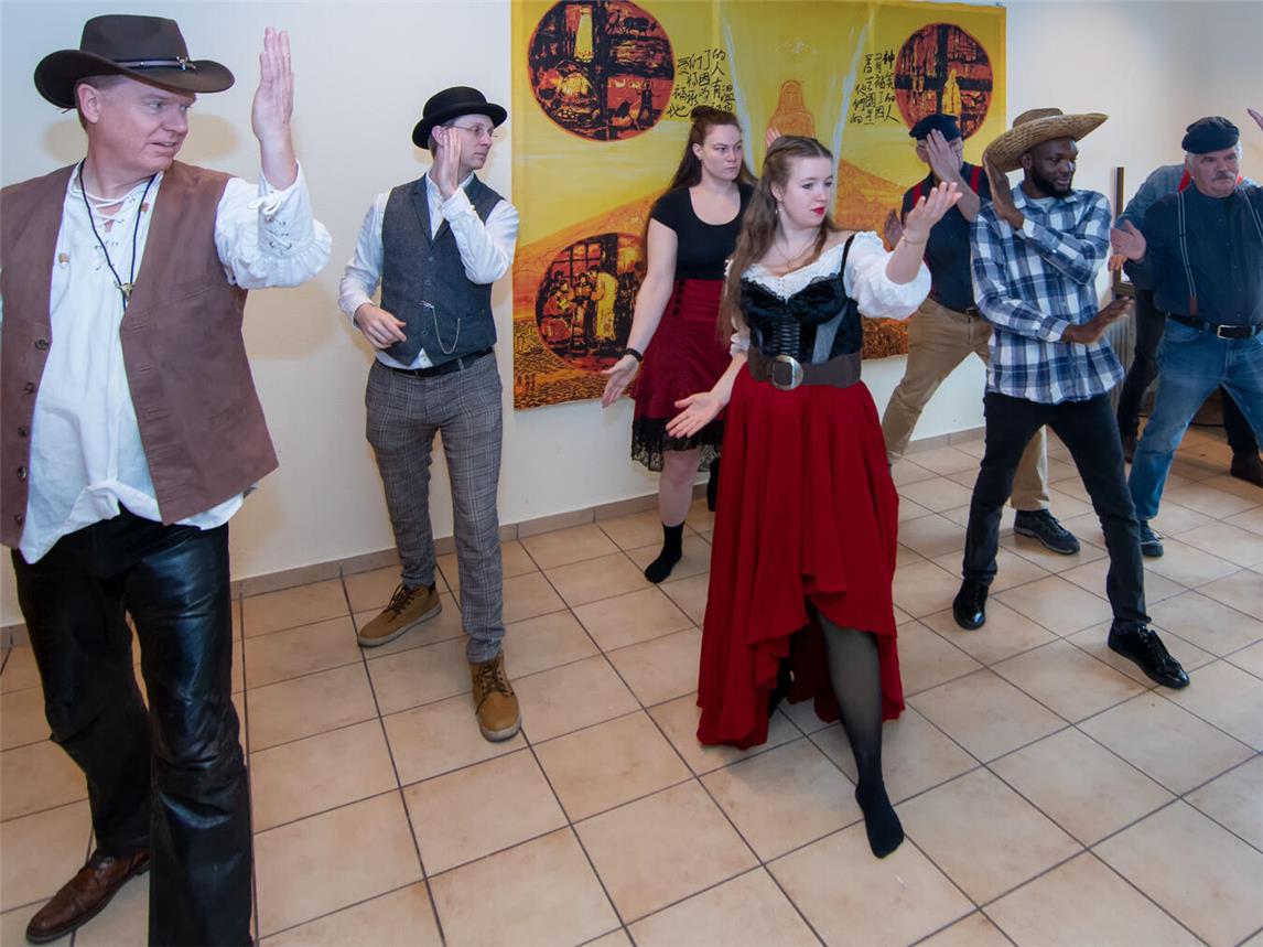 Mit Herzblut sind alle bei den Proben dabei. Foto: privat