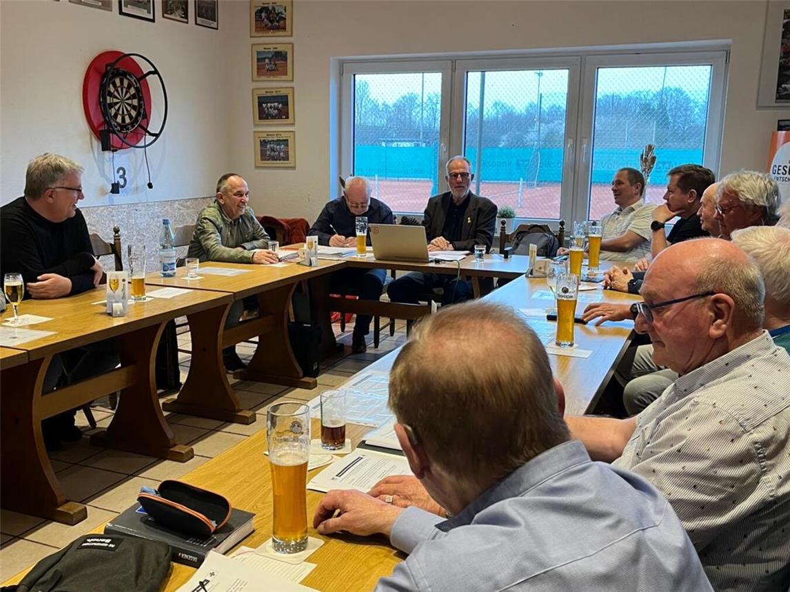 Mitgliederversammlung der Emmericher Pionierkameradschaft im Eintracht-Vereinsheim. Foto: privat