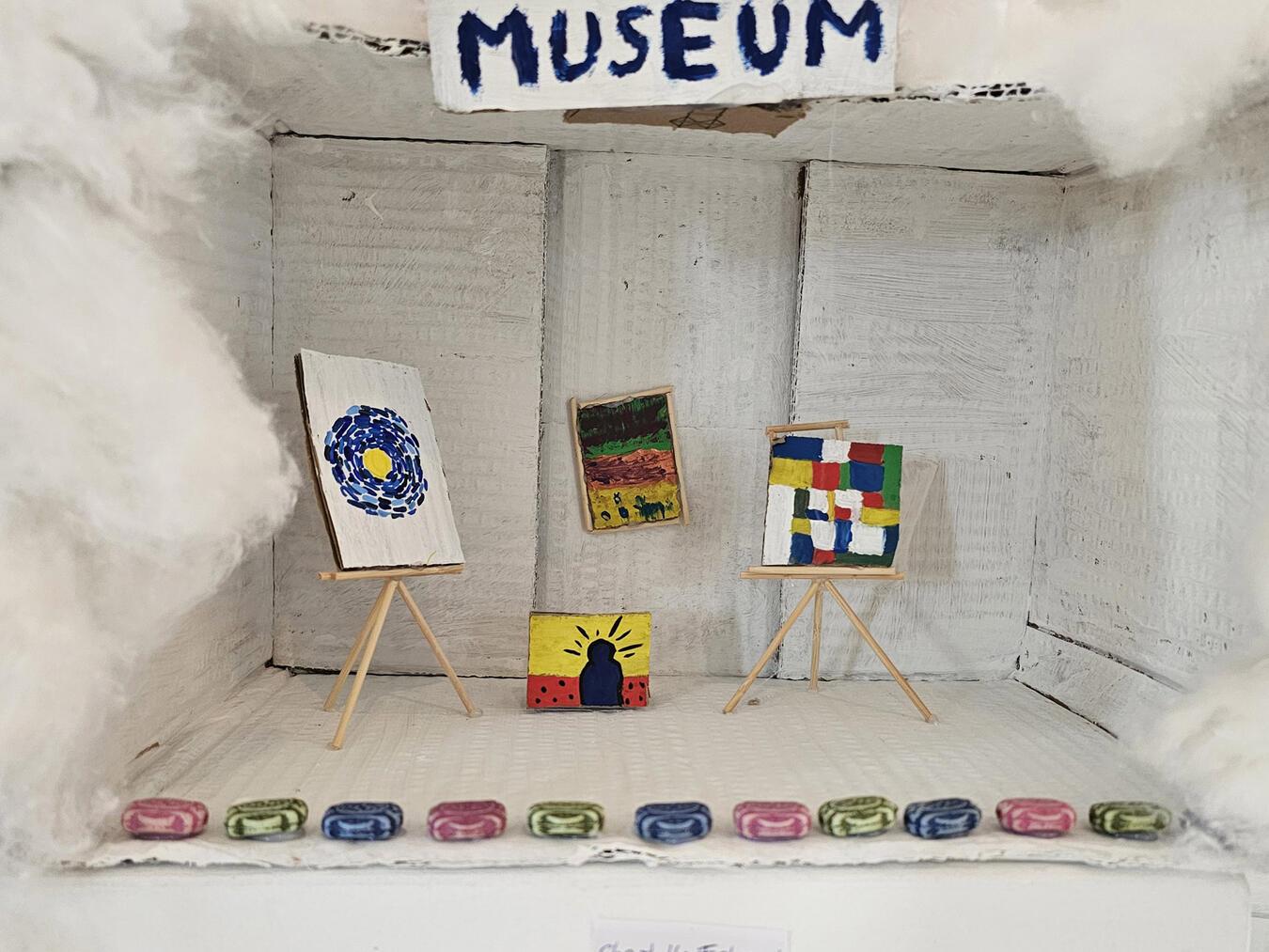 Museum mit Watterand. Eine Gemeinschaftsarbeit von Charlotte Frohwerk und Ebba Ragaller.NN-Foto: HF