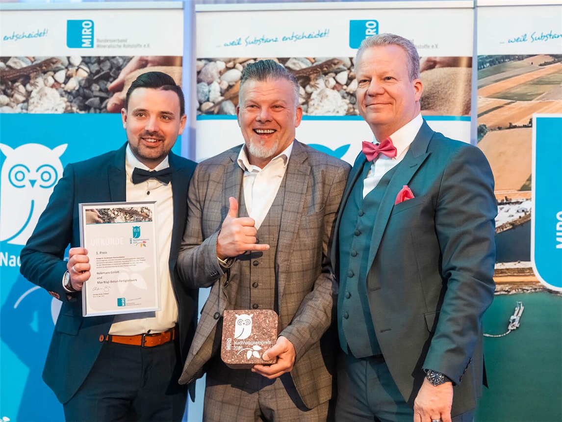 Nach dem Erfolg für Holemans beim Deutschen Nachhaltigkeitspreis geht es für Jürgen Fröhlich nun nach Brüssel. Foto: Holemans