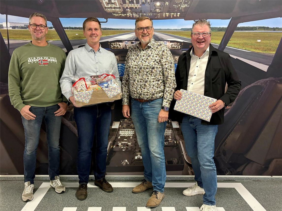 Nach der Klausurtagung: (v.l.n.r.) Michael Peters, Daniel Mülders, Guido Gleißner und Georg Koenen. Foto: CDU Weeze