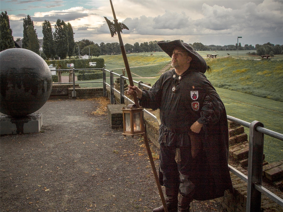 Nachtwächter Tommi Nienhuysen. Foto: Thomas Gregorio