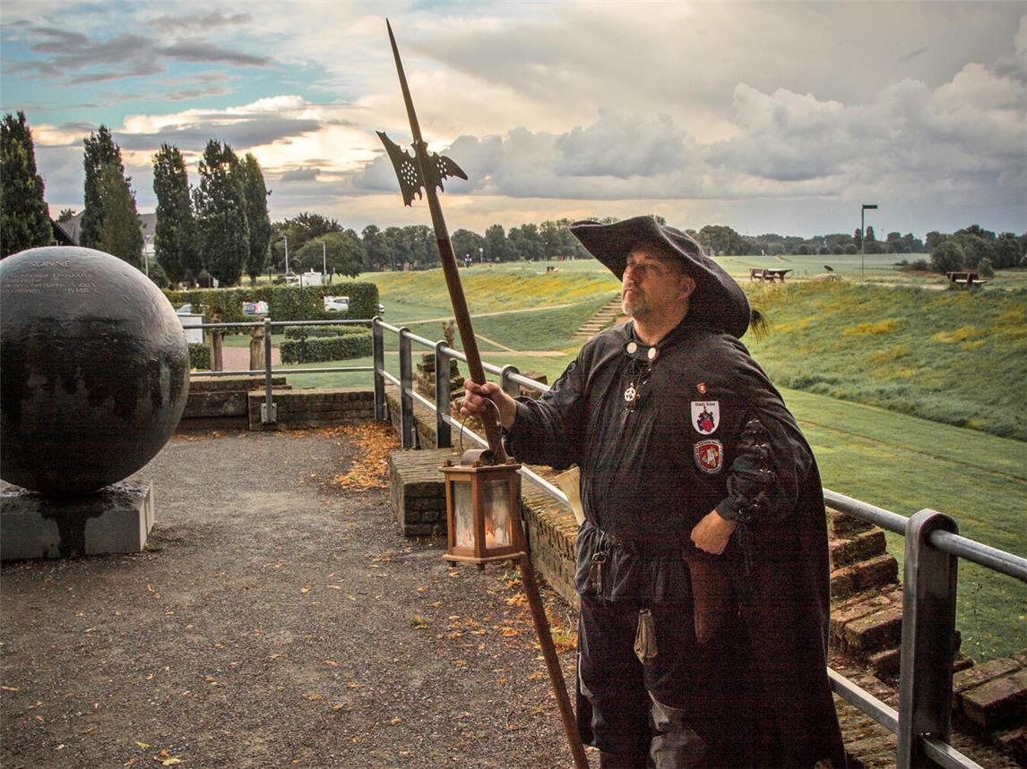 Nachtwächter Tommi Nienhuysen. Foto: Thomas Gregorio