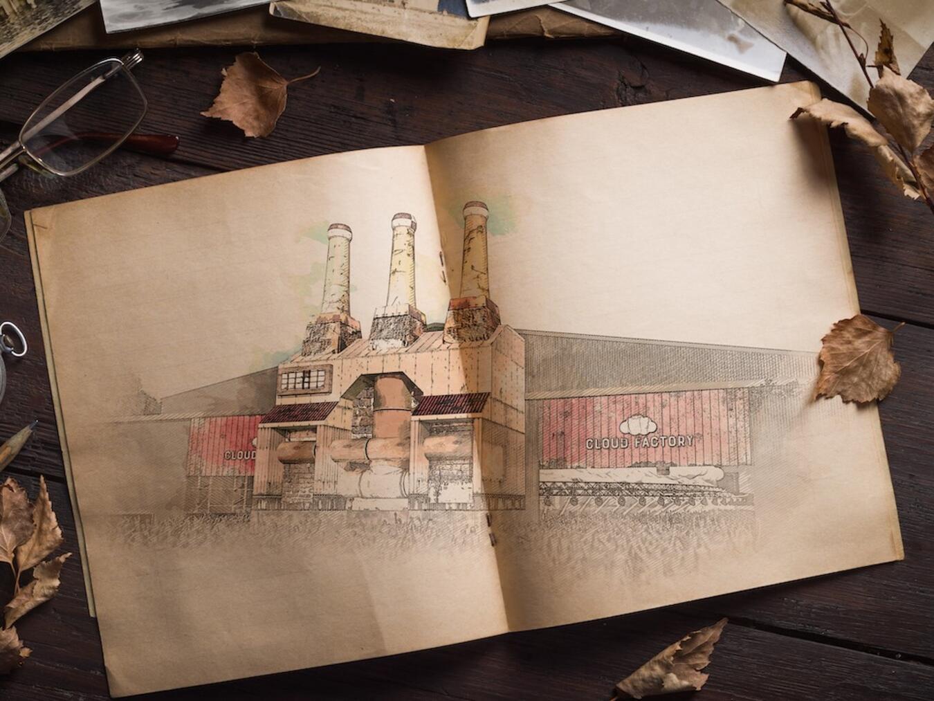 Neben der alljährlich neu designten Mainstage dürfen sich auch die Sidestages Power Plant, Time Lab und Cloud Factory über ein Facelift freuen und erstrahlen in neuem Glanz.Sketchbook: Bill Parooka