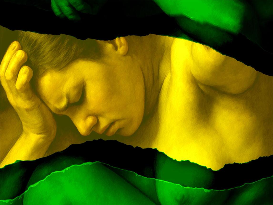 Nelleke Ponsteen nutzt ihren eigenen Körper als Modell fürihre Zeichnungen. Foto: Nelleke Ponsteen