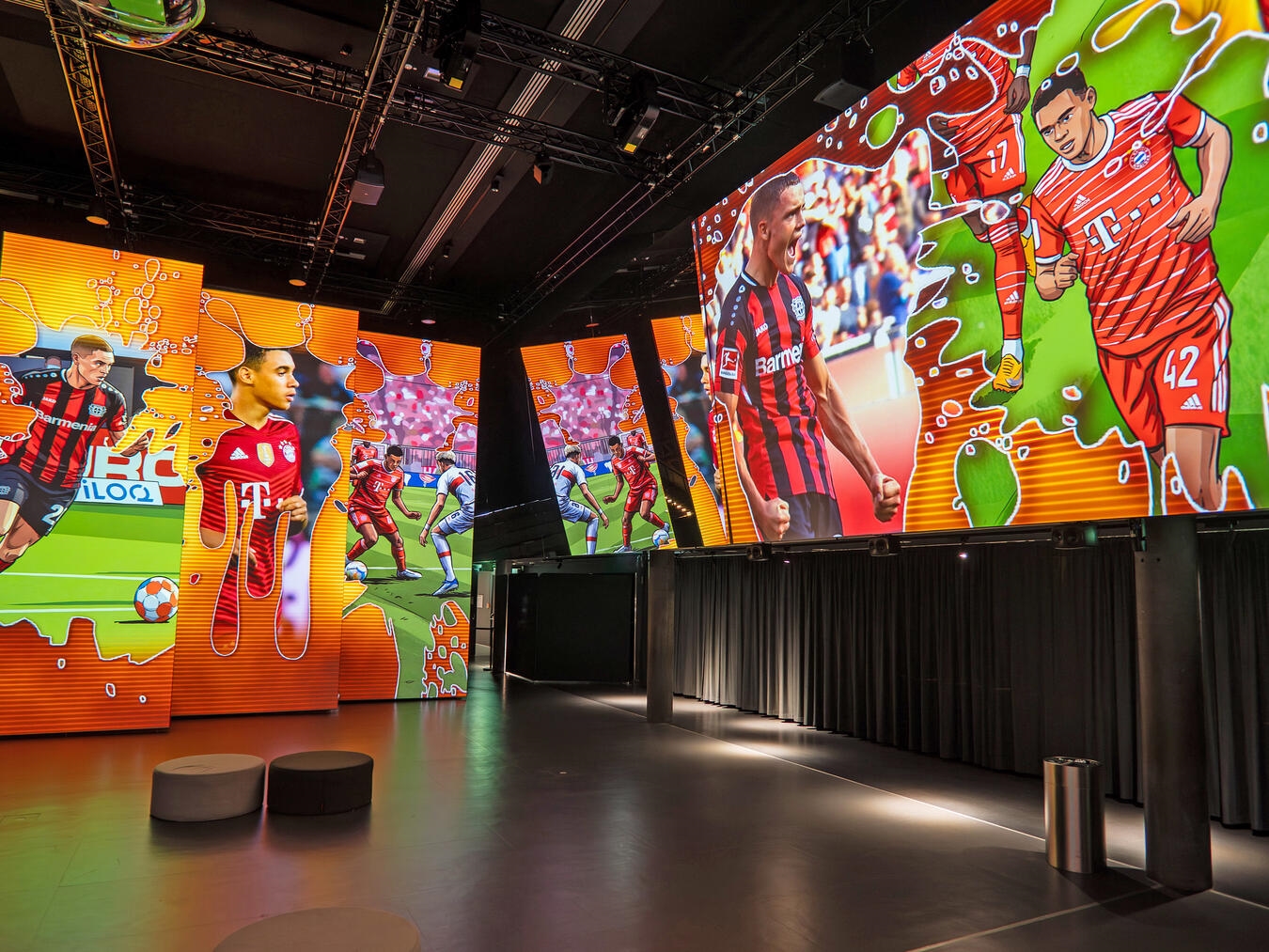 Neu zu den Osterferien: Die Sonderschau „Superheroes“ im Deutschen Fußballmuseum. Foto: Tim Schimanski