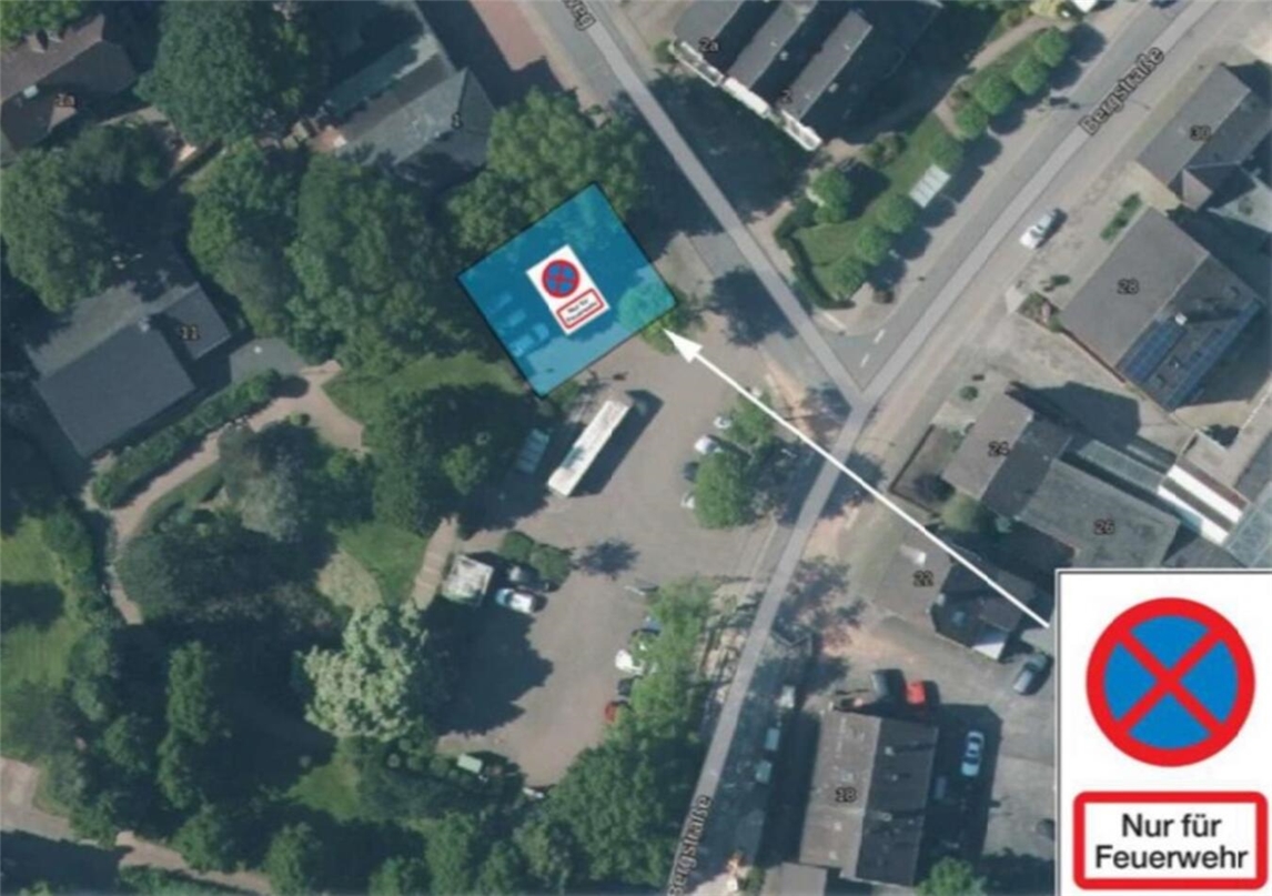 "Neue Feuerwehrstellplätze am Feuerwehrhaus Herongen, Stadt Straelen, für Einsatzkräfte"