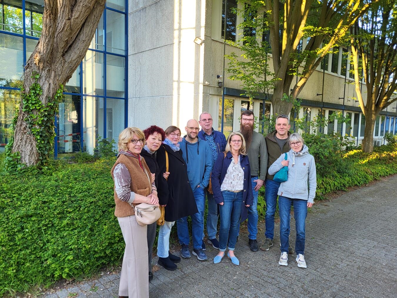 "Neue Vorstandsmitglieder Britta Schütt, Hannes Jaschinski, Wolfgang Linsen bei Offene Klever"