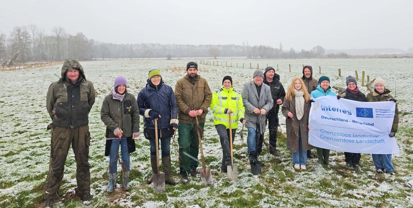 Nicht nur hier in Weeze tun die Projektpartner etwas für die Biodiversität. NN-Foto: T. Langer