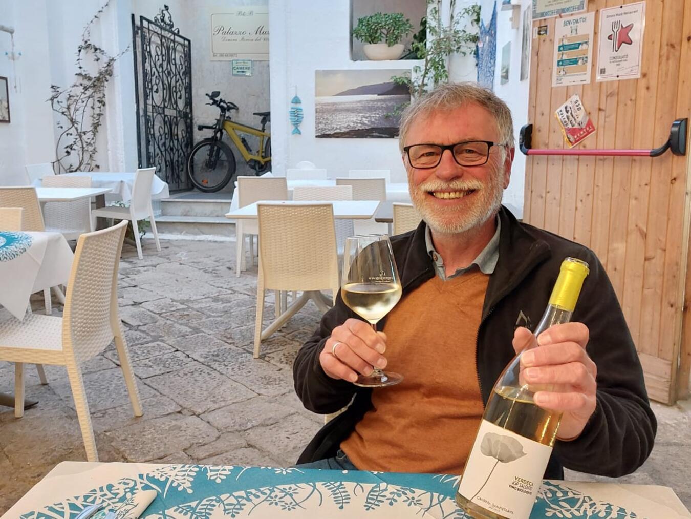 Norbert Pohls Leidenschaft ist der Wein. Dem ging er im Frühjahr auf die Spur.Fotos: Norbert Pohl