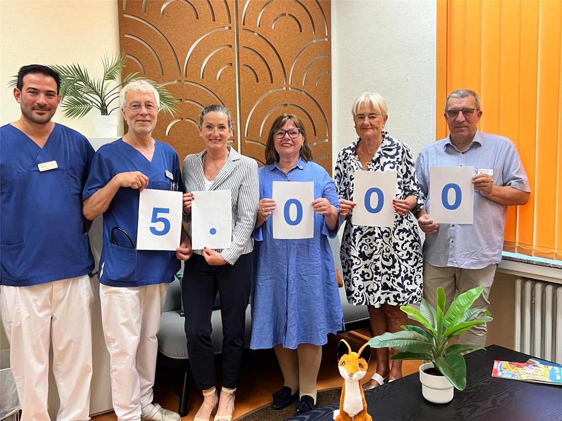 "Spendenübergabe: Lions Club Rheurdt/Niederrhein unterstützt RISKID mit 5.000 Euro, überreicht von Sabine Kasper-Wiesner und Kollegen."