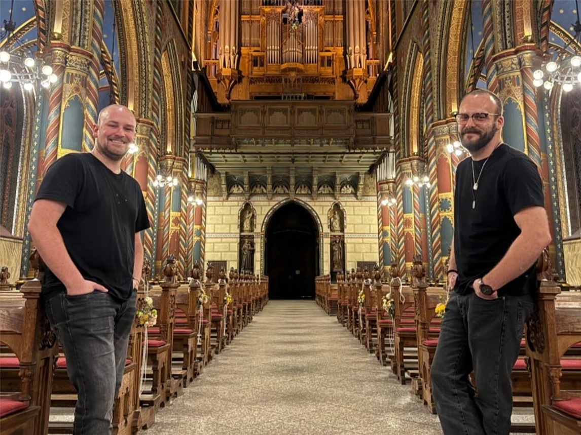 "Paul Lammers und Levin Ripkens Auftritt St. Willibrord Kleve 15. August"