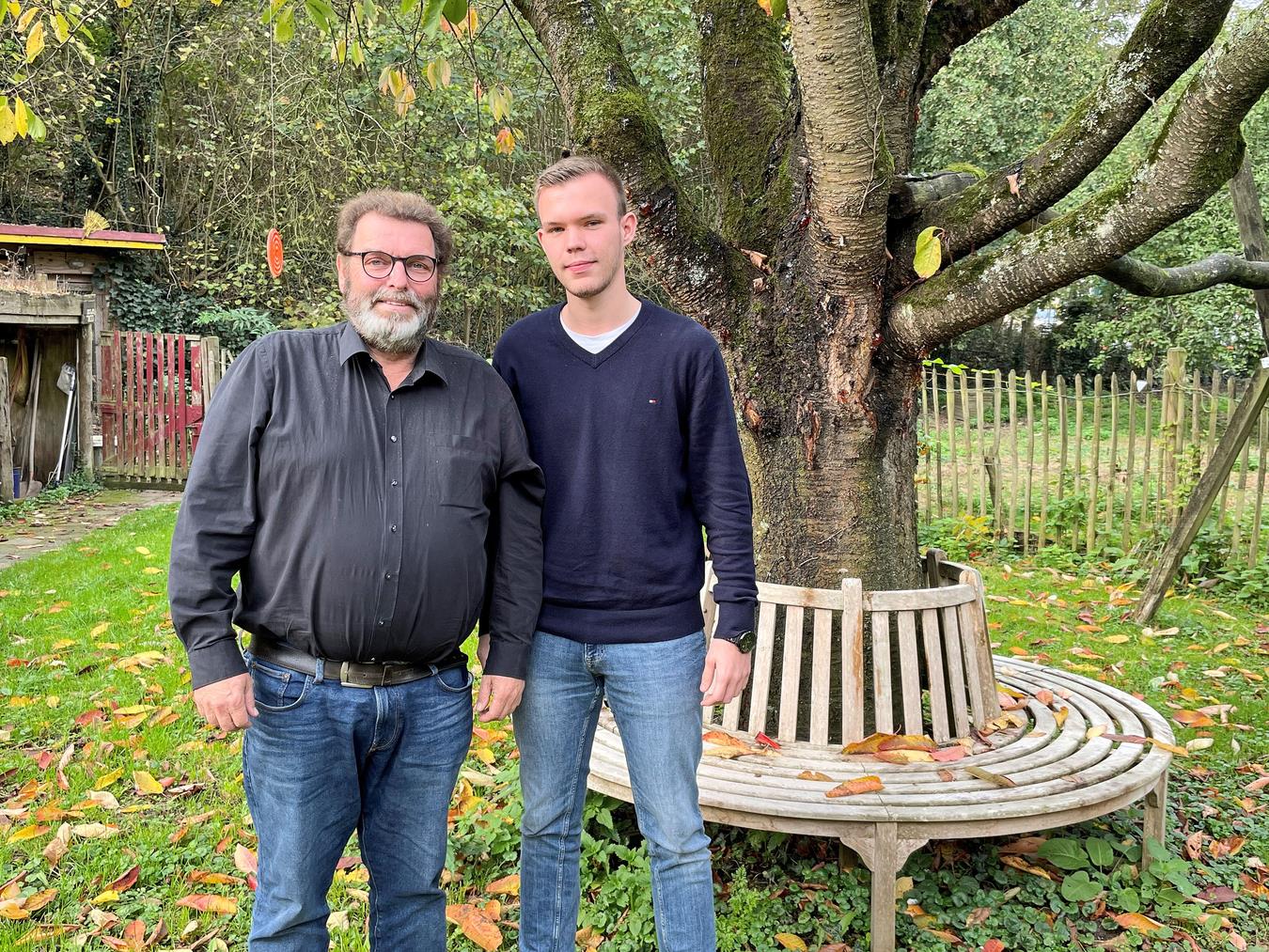 Peter Nienhaus und Maximilian Böttcher üben das Amt des Ortsverbandssprechers aktuell tandemmäßig aus, ehe Böttcher es komplett übernehmen soll. NN-Foto: SP