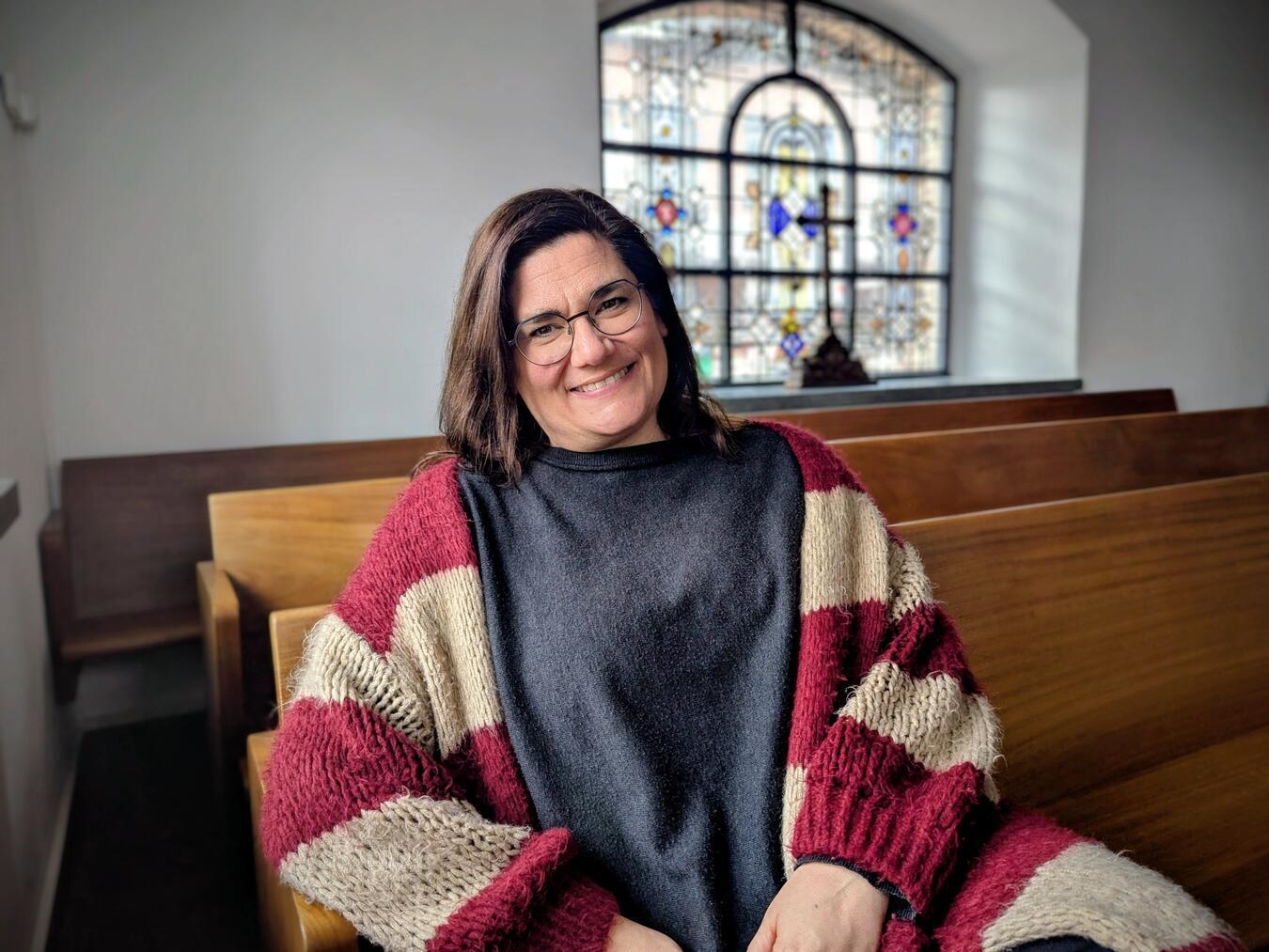 Pfarrerin Yvonne Brück begrüßt am Sonntag, 22. März wieder die Gemeinde Geldern in der Heilig-Geist-Kirche. Foto: J. Kurschatke