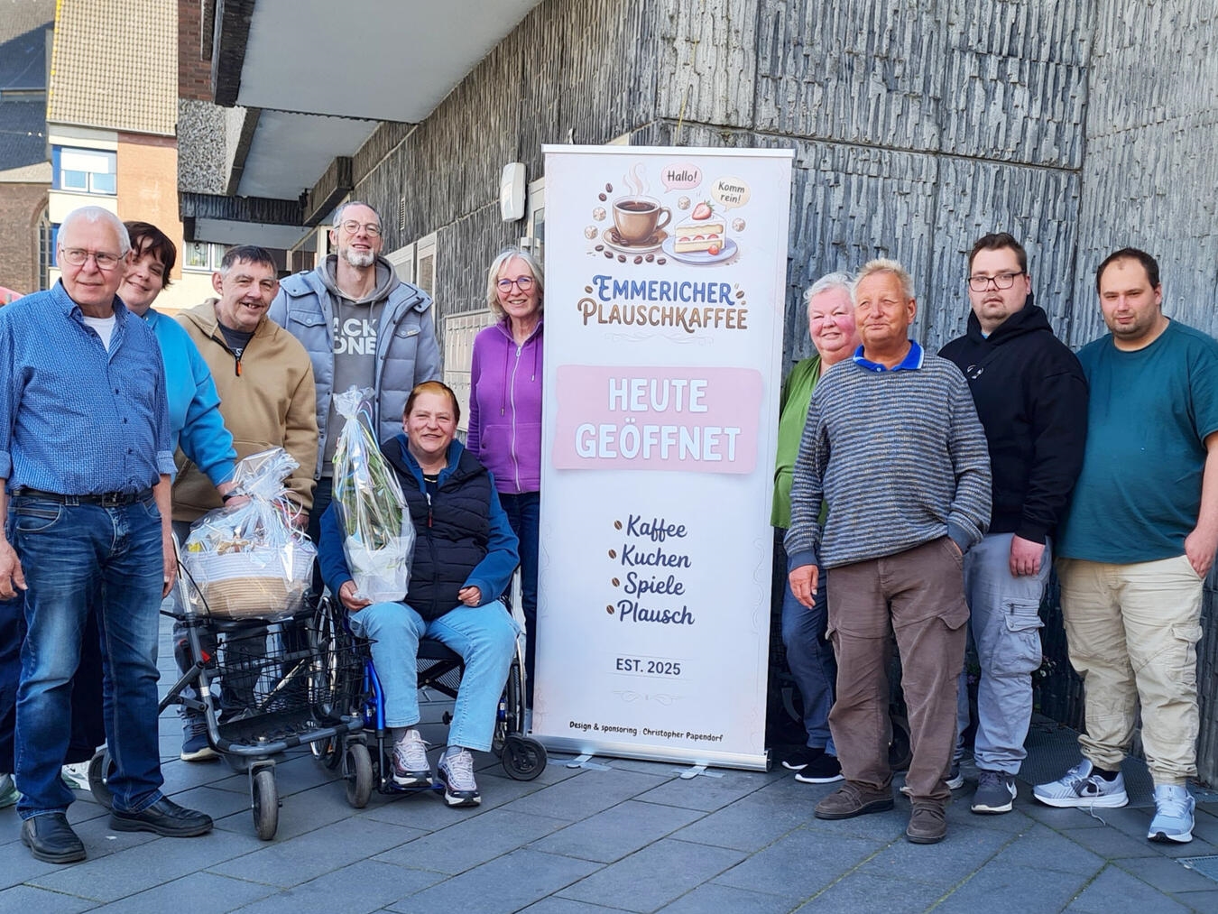 "Plauschkaffee und Meine Freizeit feiern Jubiläum in Emmerich, Begegnungsangebot, Gemeinschaft, Feier, LHUN"