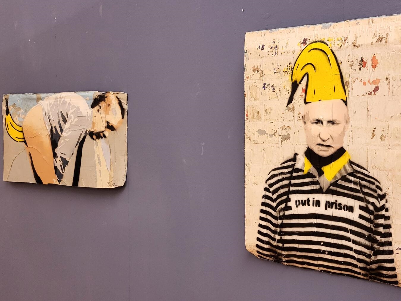 Alles Banane im Museum PAN in Emmerich "Bananen-Karikatur mit Erdogan und Putin, politisch provokant"
