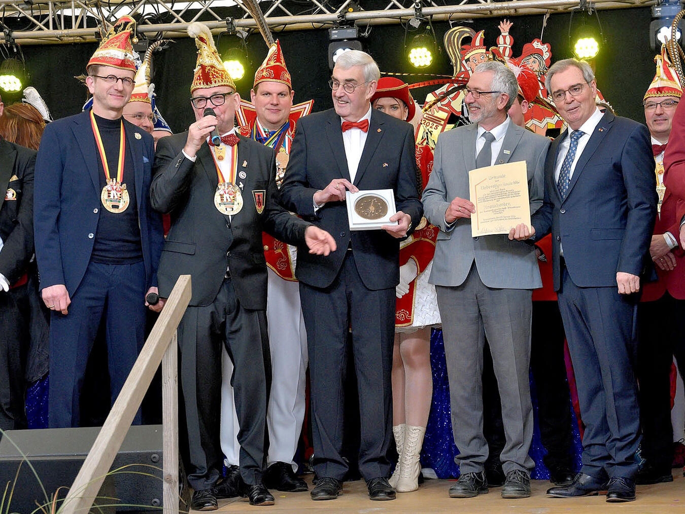 Preisverleihung an den Verein Liberation Route NRW. NN-Foto: Rüdiger Dehnen