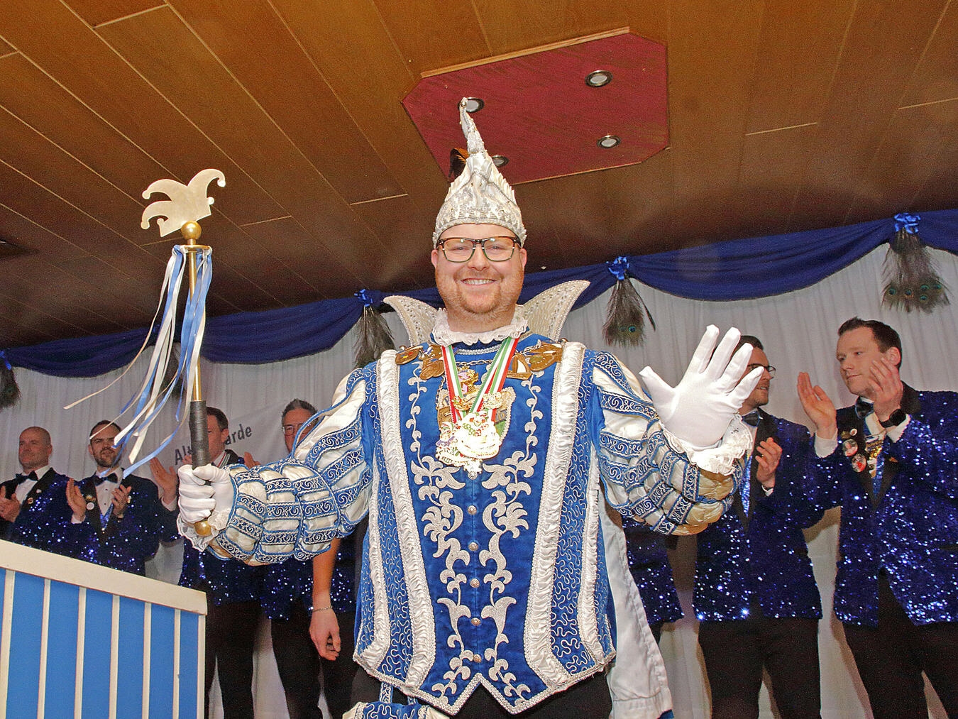 Prinz Lucas genießt sein Heimspiel in Hartefeld.NN-Fotos: Theo Leie