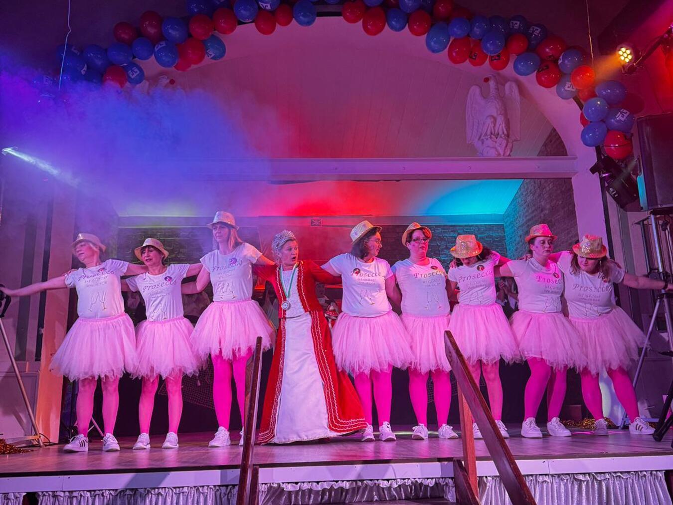 Prinzessin Antje I. bei einem ihrer diesjährigen Bühnenauftritte.