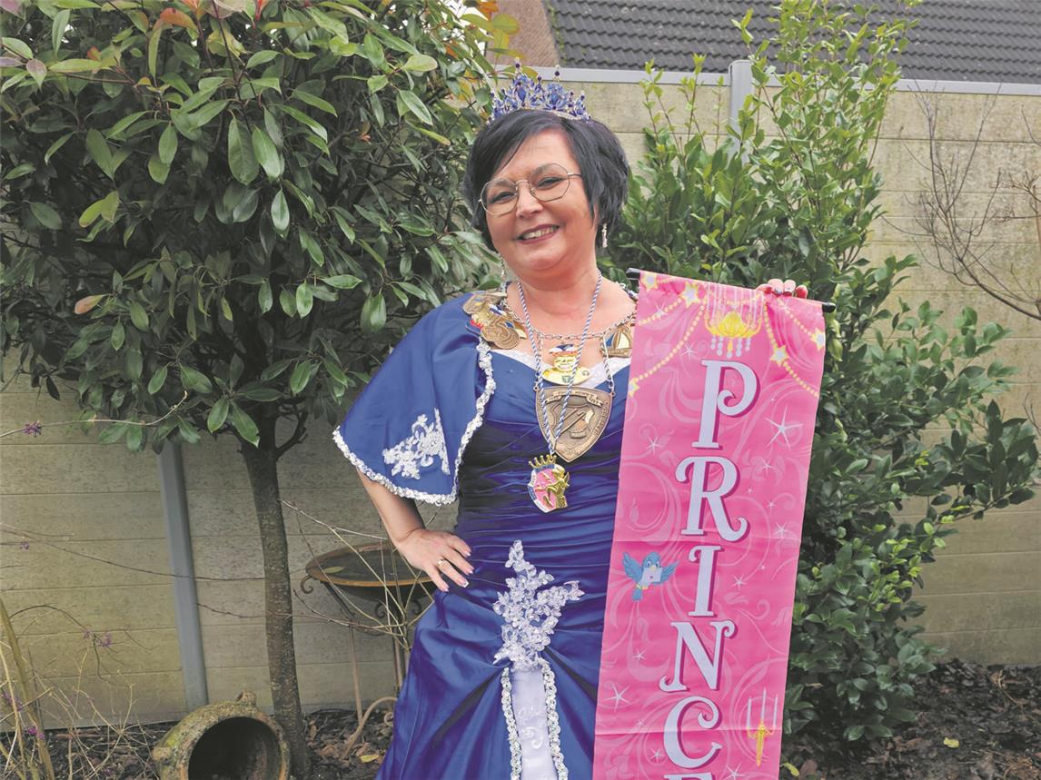 Prinzessin Patty I. freut sich auf die nächsten Veranstaltungen. NN-Fotos: T. Langer