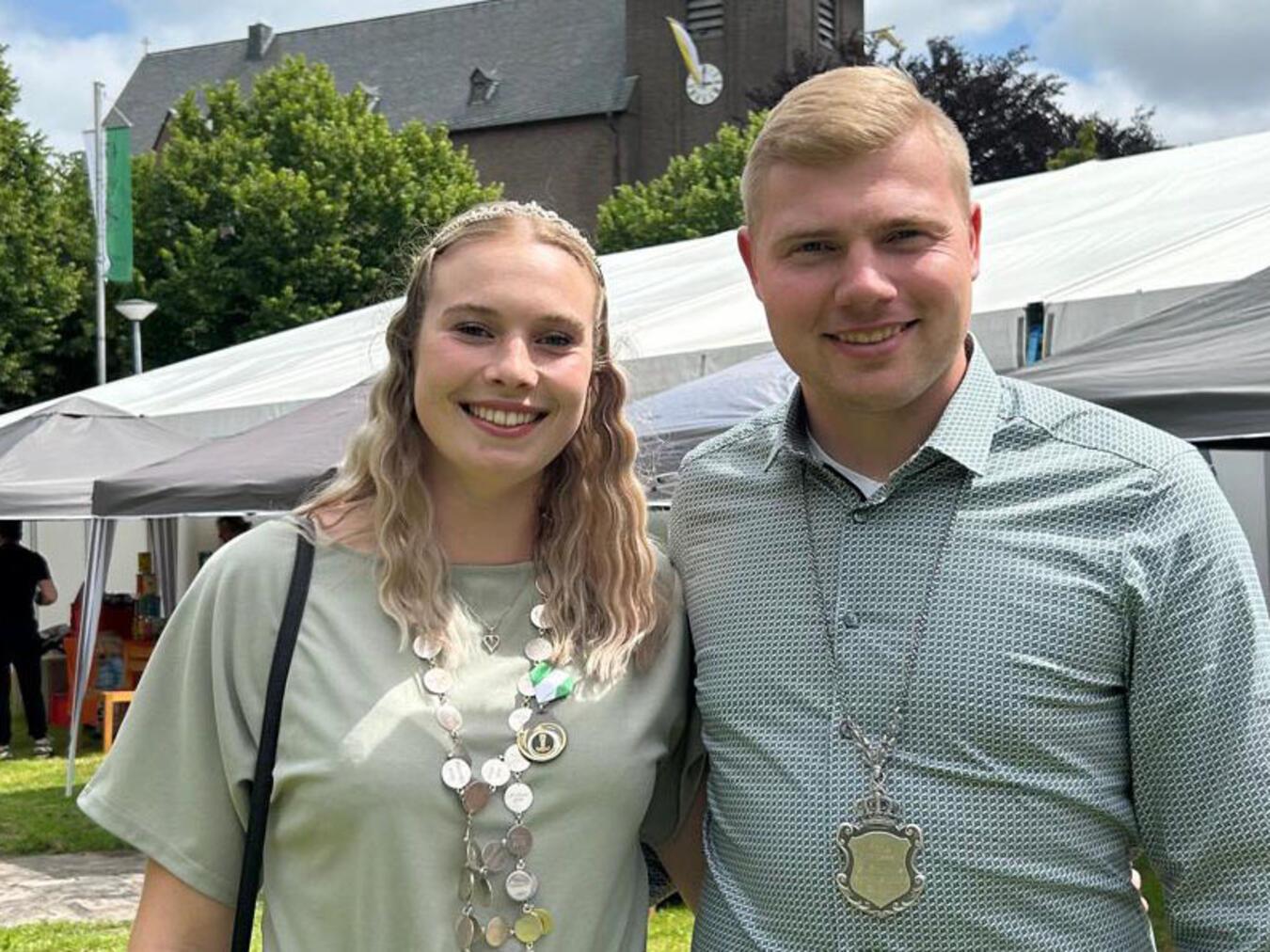 Prinzessin Vanessa Maas und Lukas Nienhaus. Foto: Wiebke Janssen