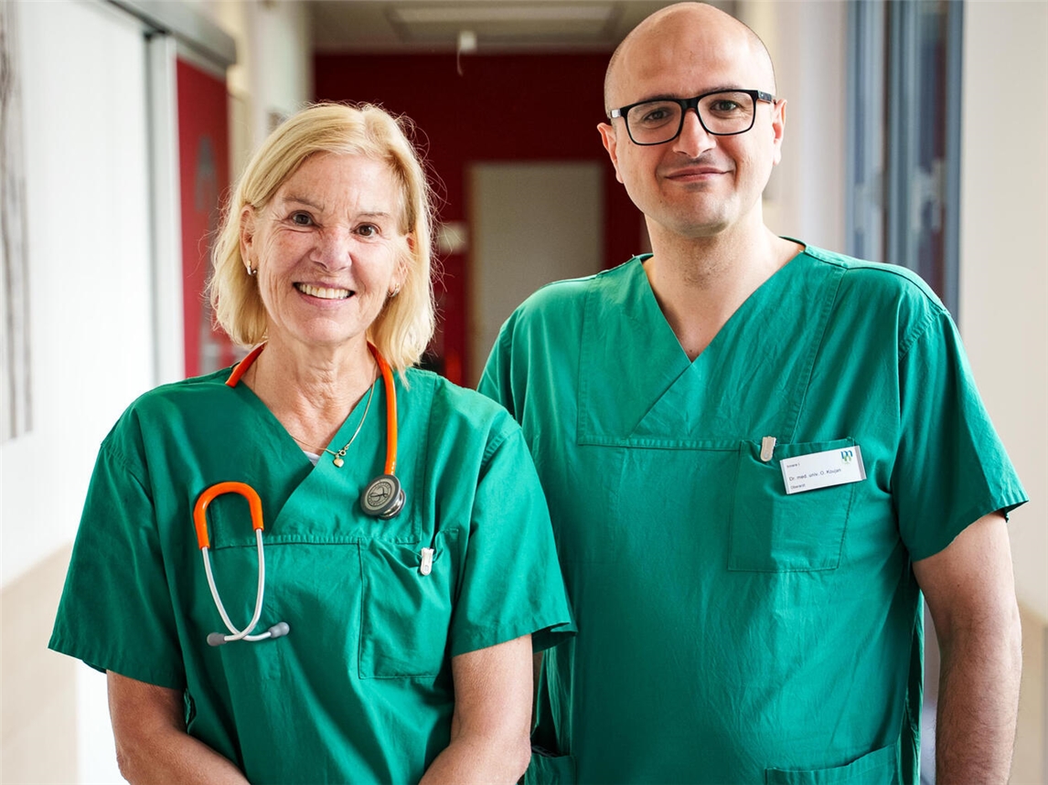 "Prof. Dr. Tiefenbacher und Dr. Koujan im Marienhospital Wesel, Kardiologie-Experten"