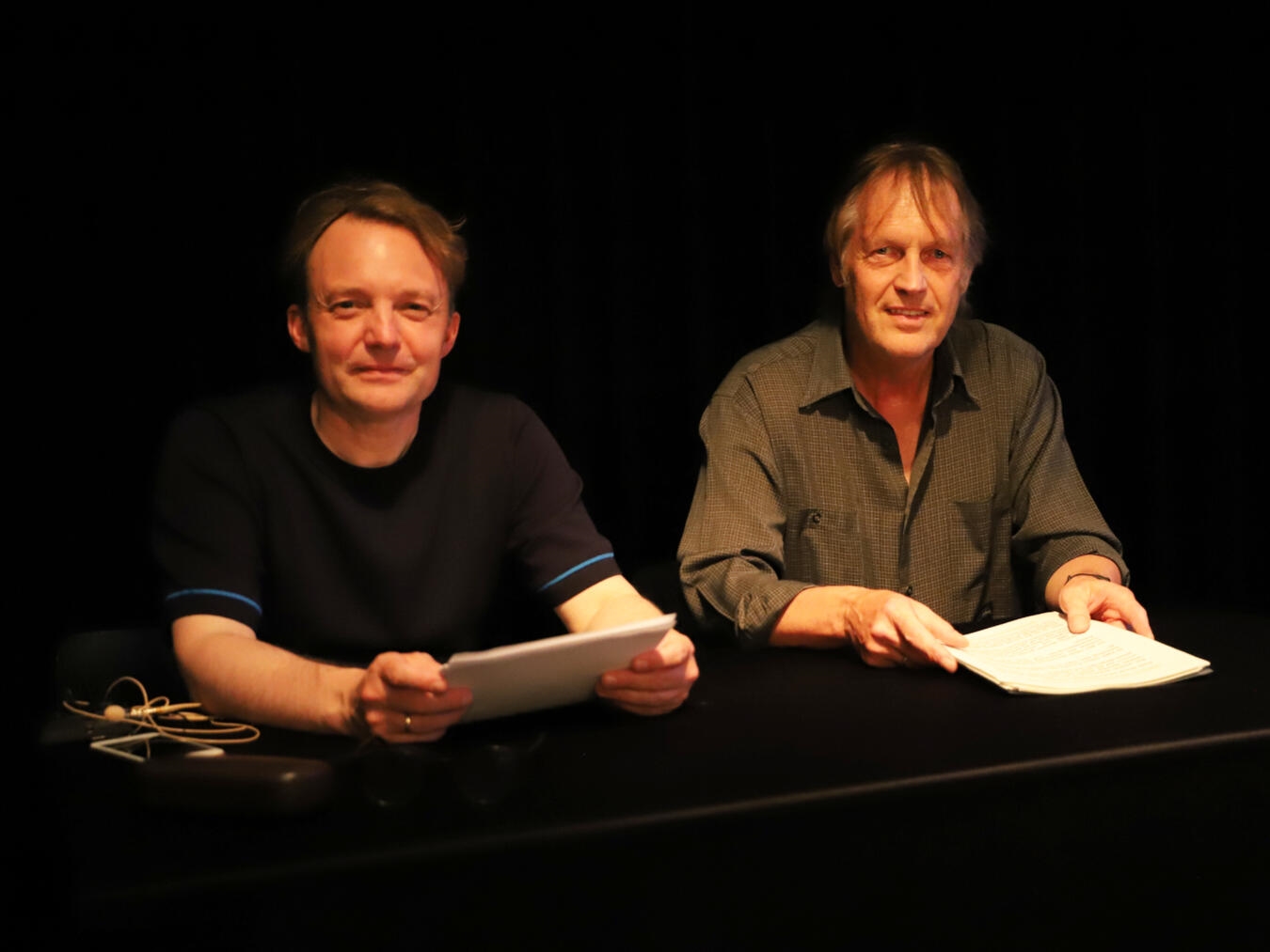 Prof. Walter Gödden und Carsten Bender lesen in Emmerich aus „Jenny Aloni“, thematisiert jüdische Literatur. Foto von Dirk Bogdanski.
