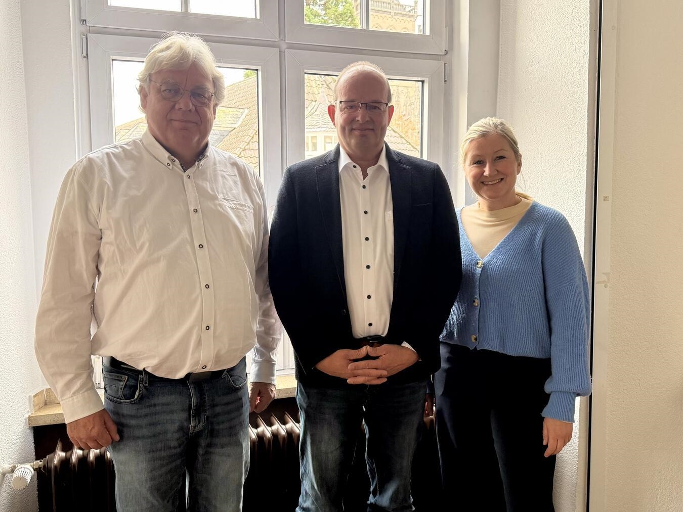 Ralf Graumann, Dirk Görtzen und Kathrin Haupt (v.l.) gehören zum neuen Xantener CDU-Fraktionsvorstand. NN-Foto: SP